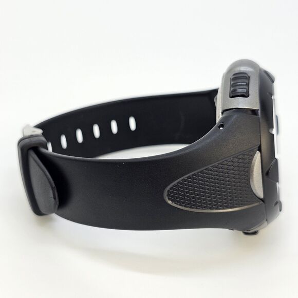 52MM Men's Digital Watch Black Plastic Band Straps New Battery - Picture 10 of 15